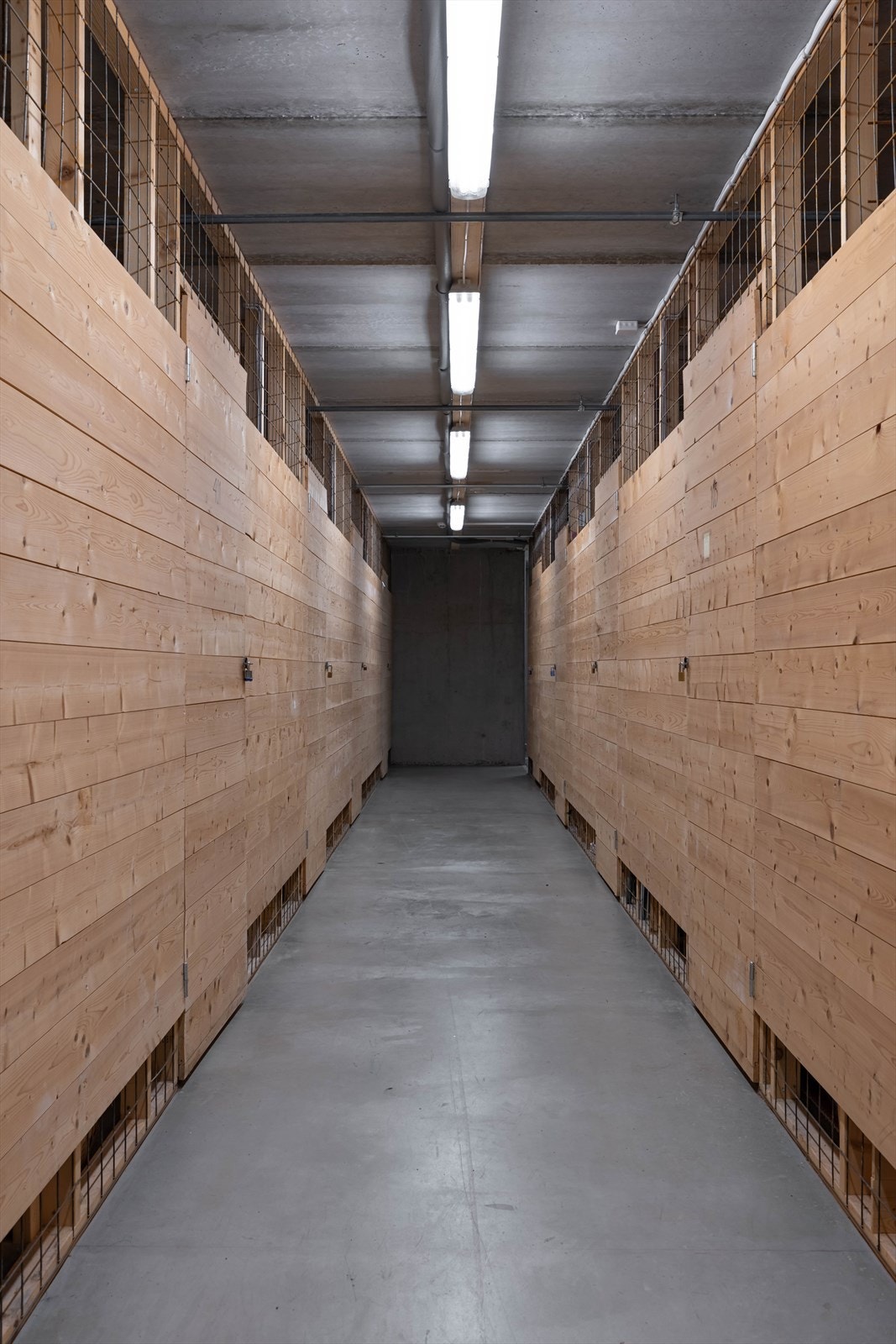 Fellesareal med boder Galleribilde