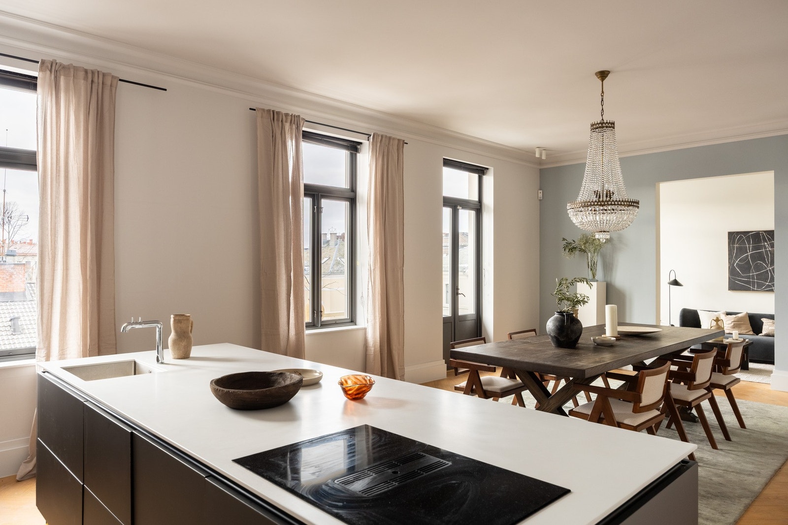 Her kan vertskapet være en del av selskapet hele veien. Galleribilde