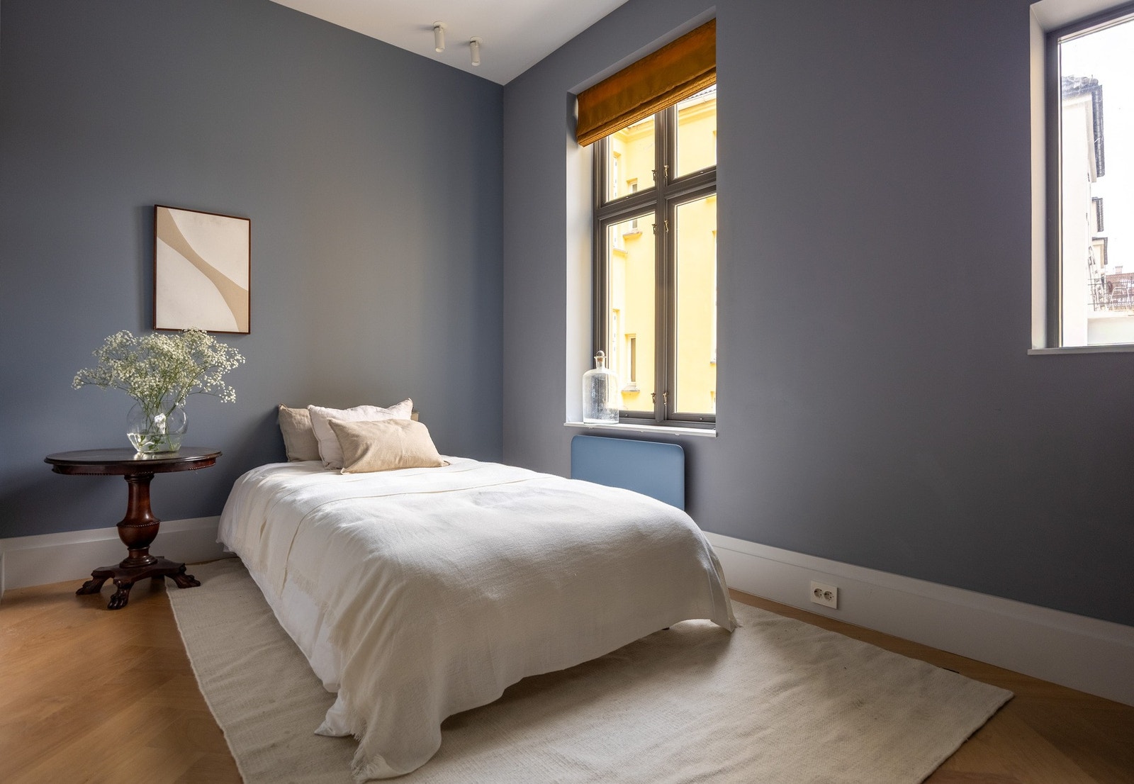 Et tredje soverom gir sjelden fleksibilitet til både hjemmekontor, hobbyrom eller ekstra soveplass. Galleribilde