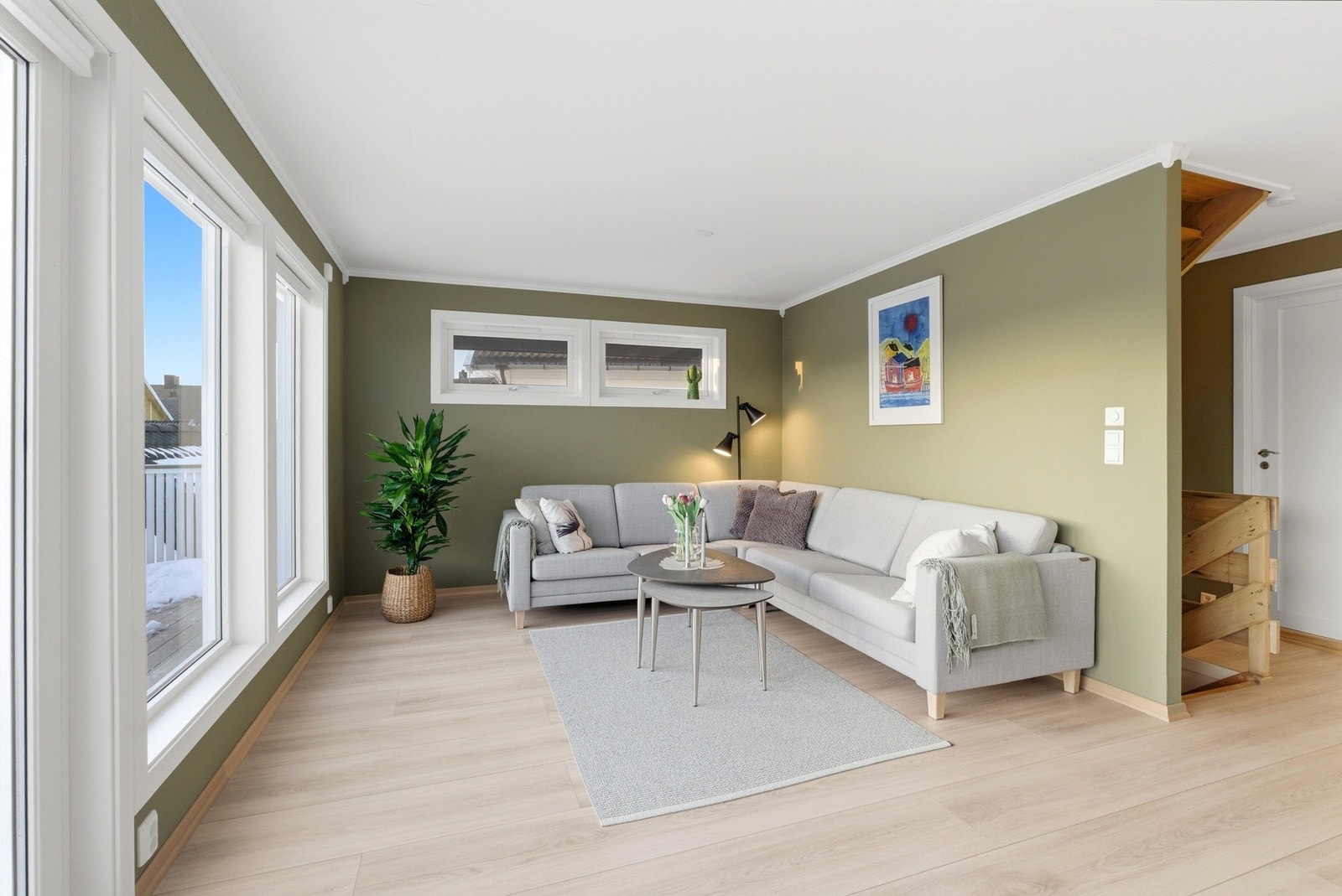 Lyst og pent gulv - skiftet i 2022 Galleribilde