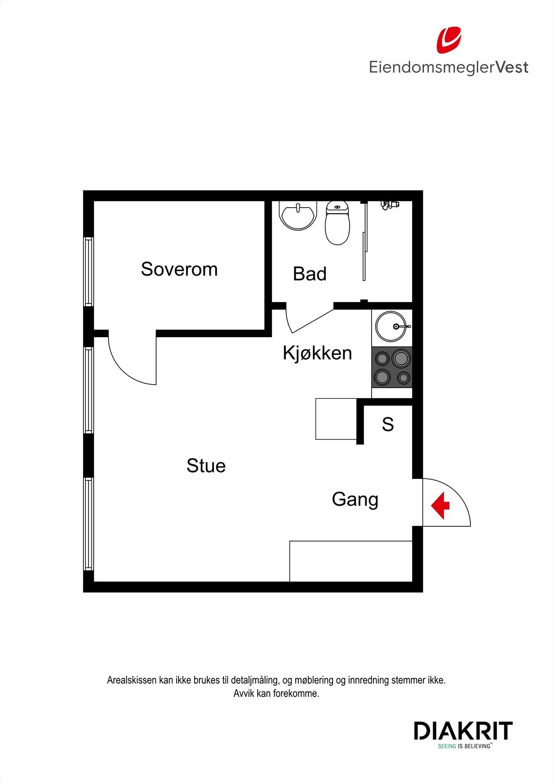 Plantegning Galleribilde