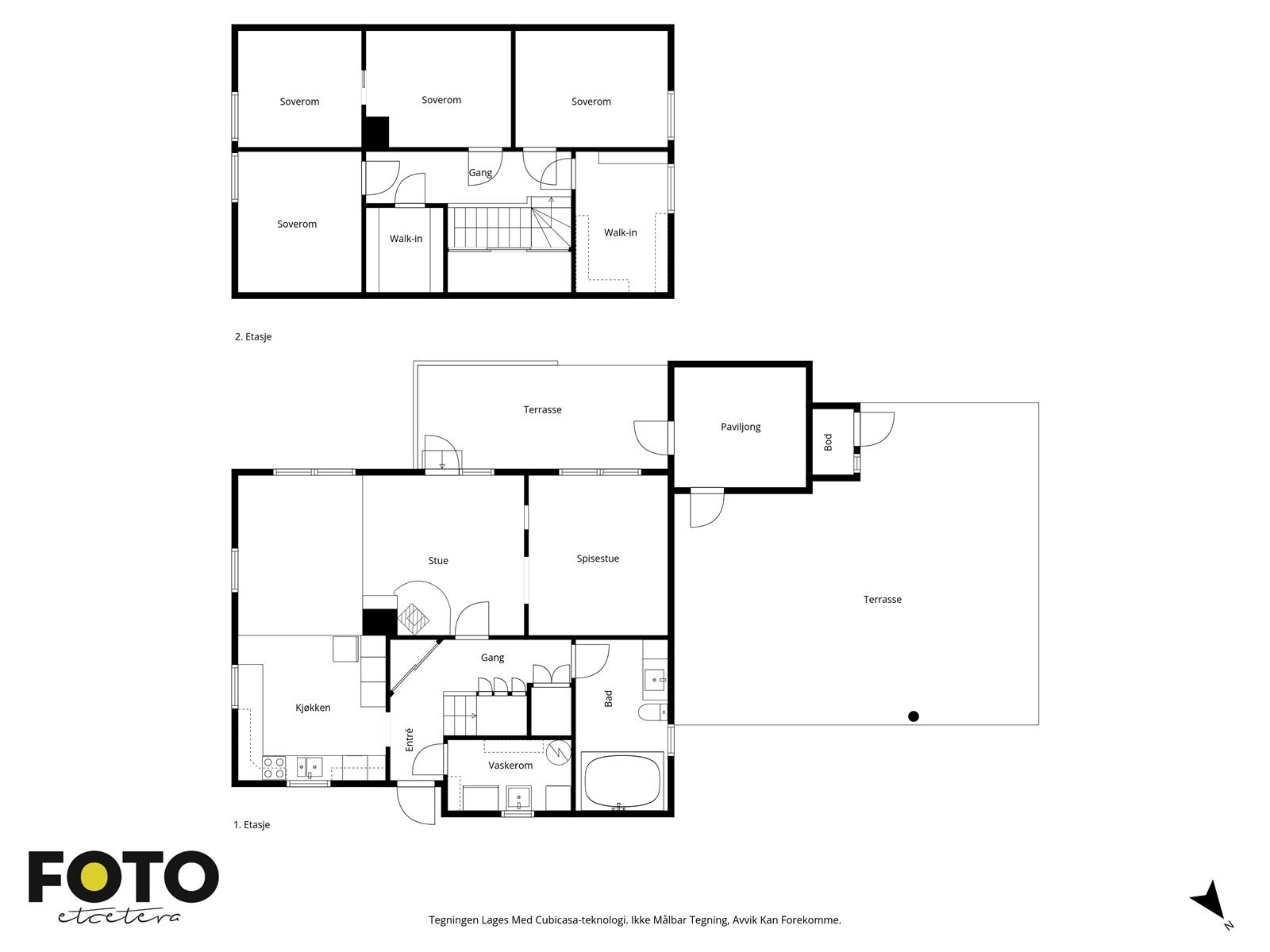 Veiledende plantegning - Ikke målbar Galleribilde