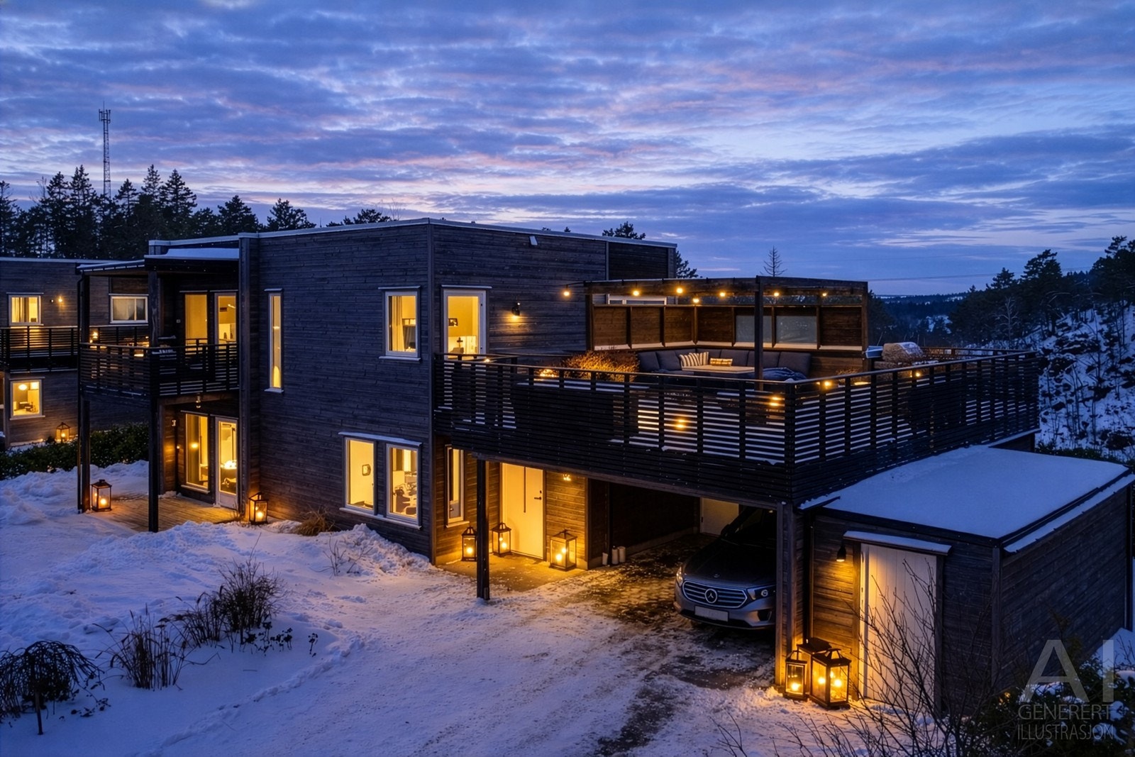 Even Guttormsen i Nordvik presenterer Ravnåsen 62 - romslig enebolig - takterrasse - havsutsikt - stor carport
Foto: Fokus foto Galleribilde