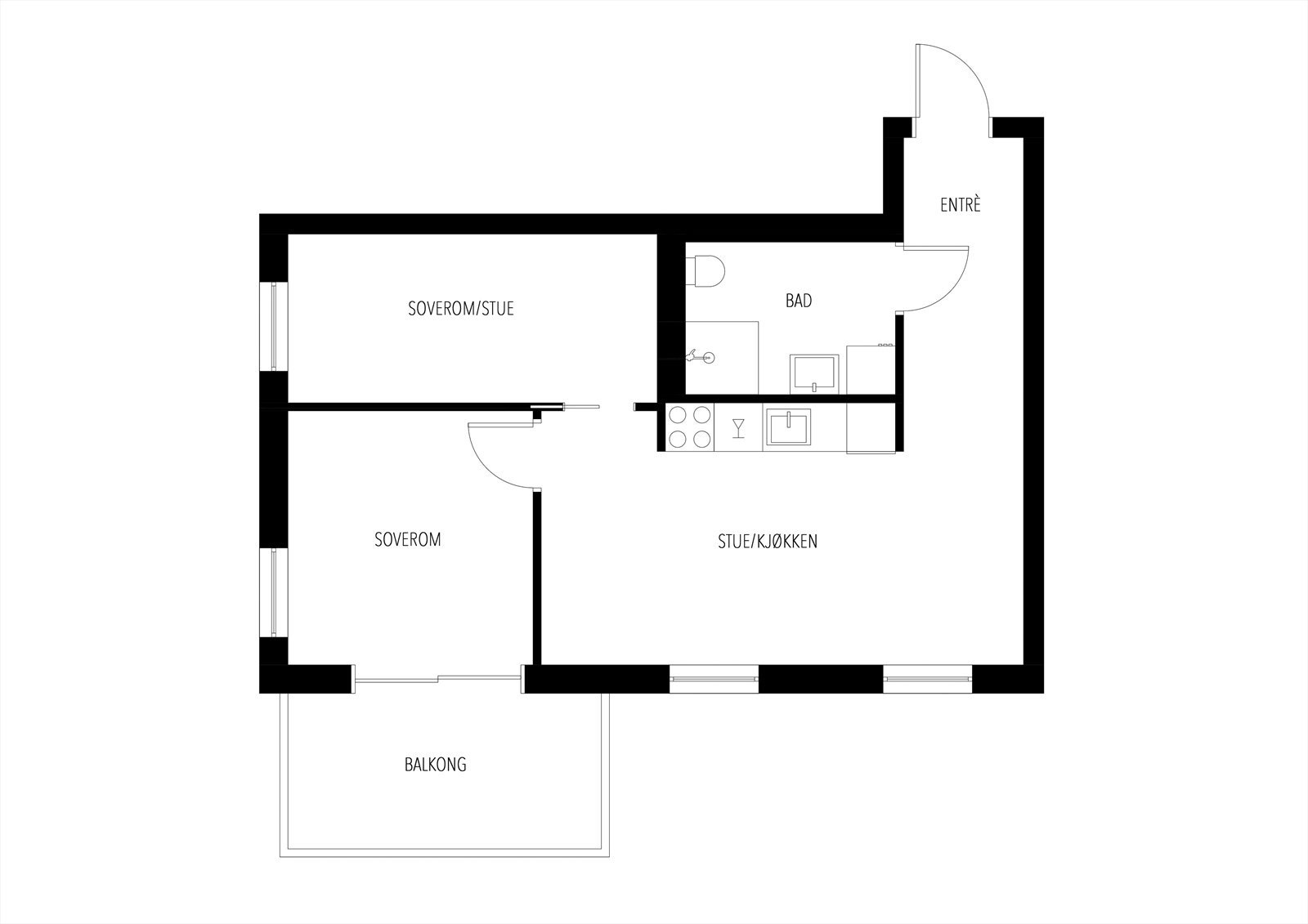 Plantegning Galleribilde