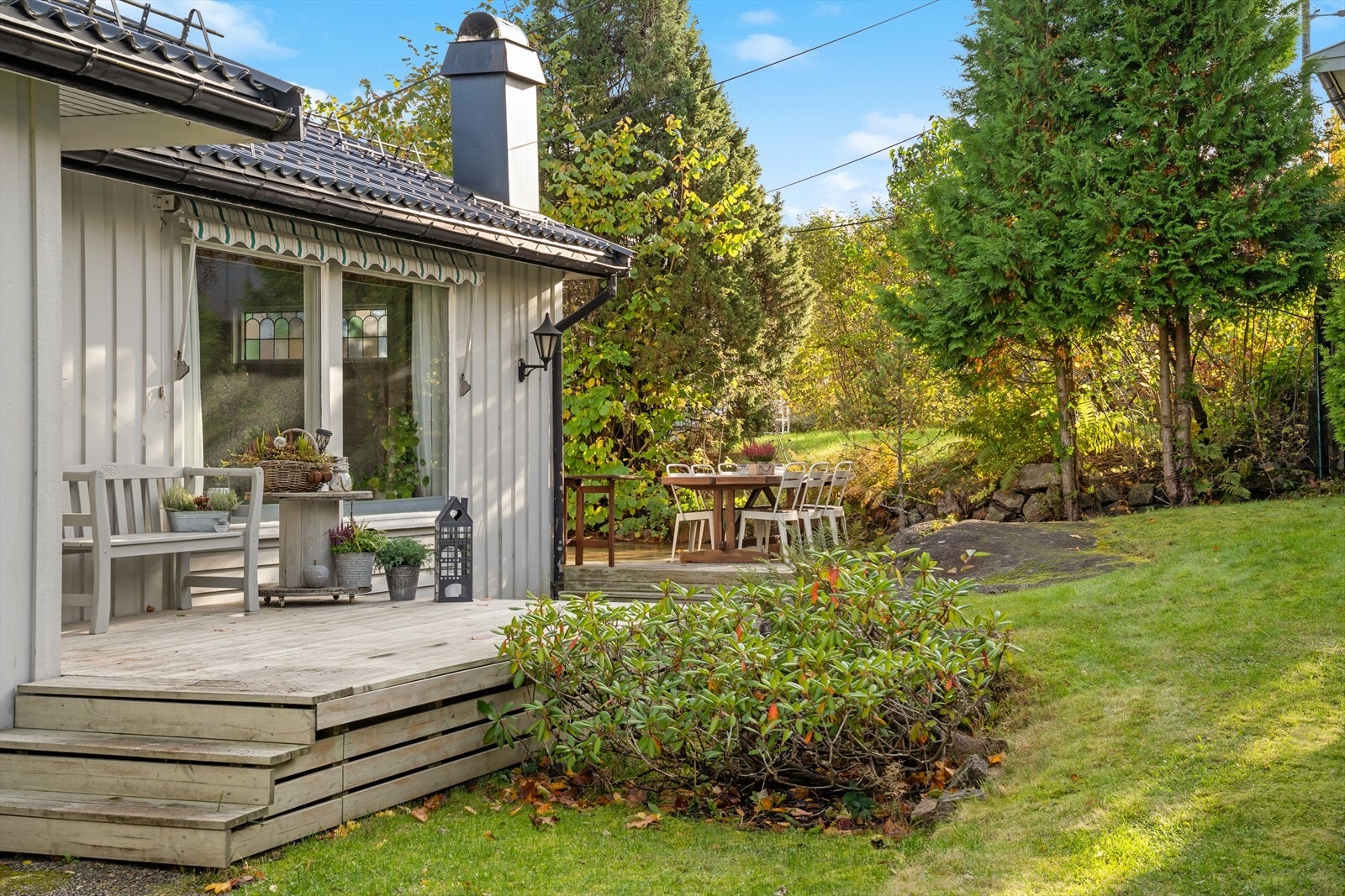 Pent opparbeidet inngangsparti. Galleribilde