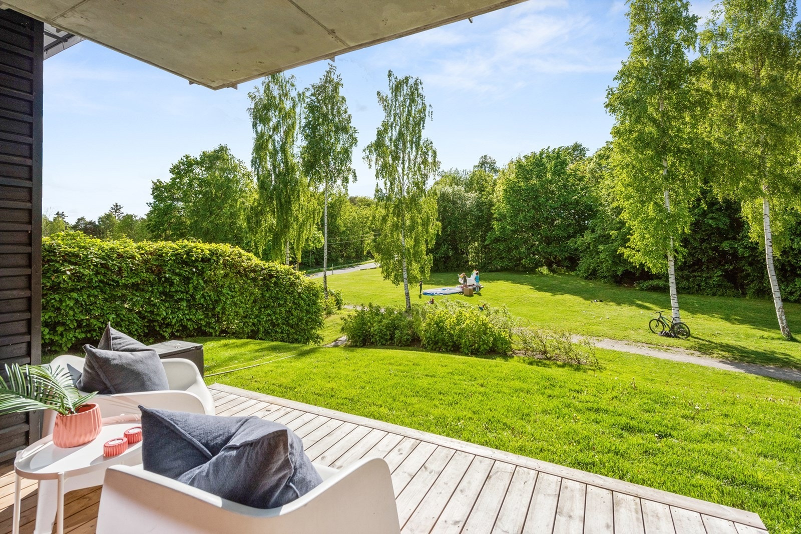 Bakre terrasse, Sommer Galleribilde