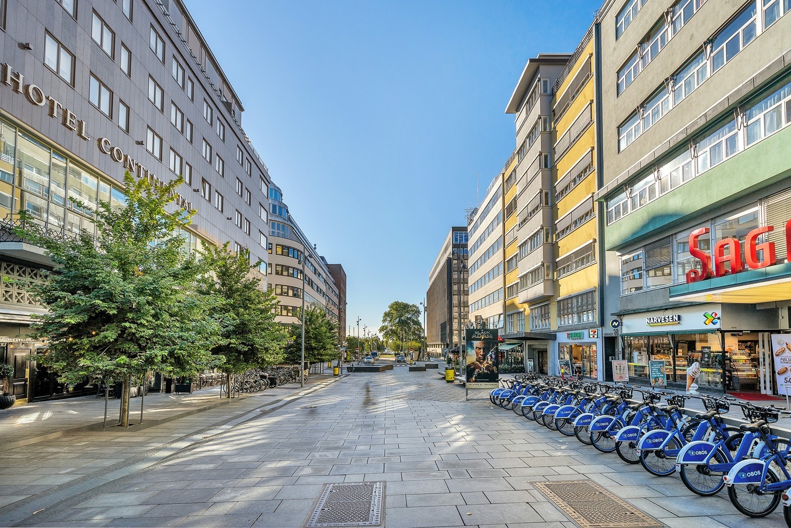 En litt lengre spasertur unna befinner du deg midt i sentrum av sentrum. Kort oppsummeet - en super sentral beliggenhet på leiligheten. Galleribilde