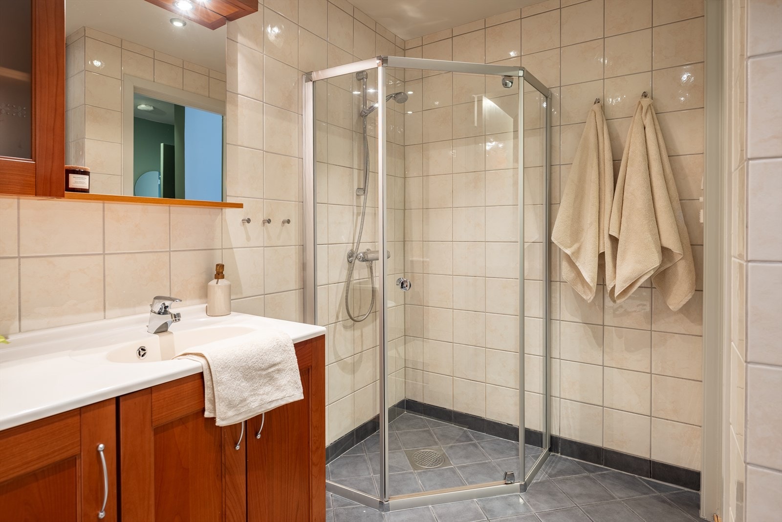 Badet strekker seg over hele 5,5m². Galleribilde