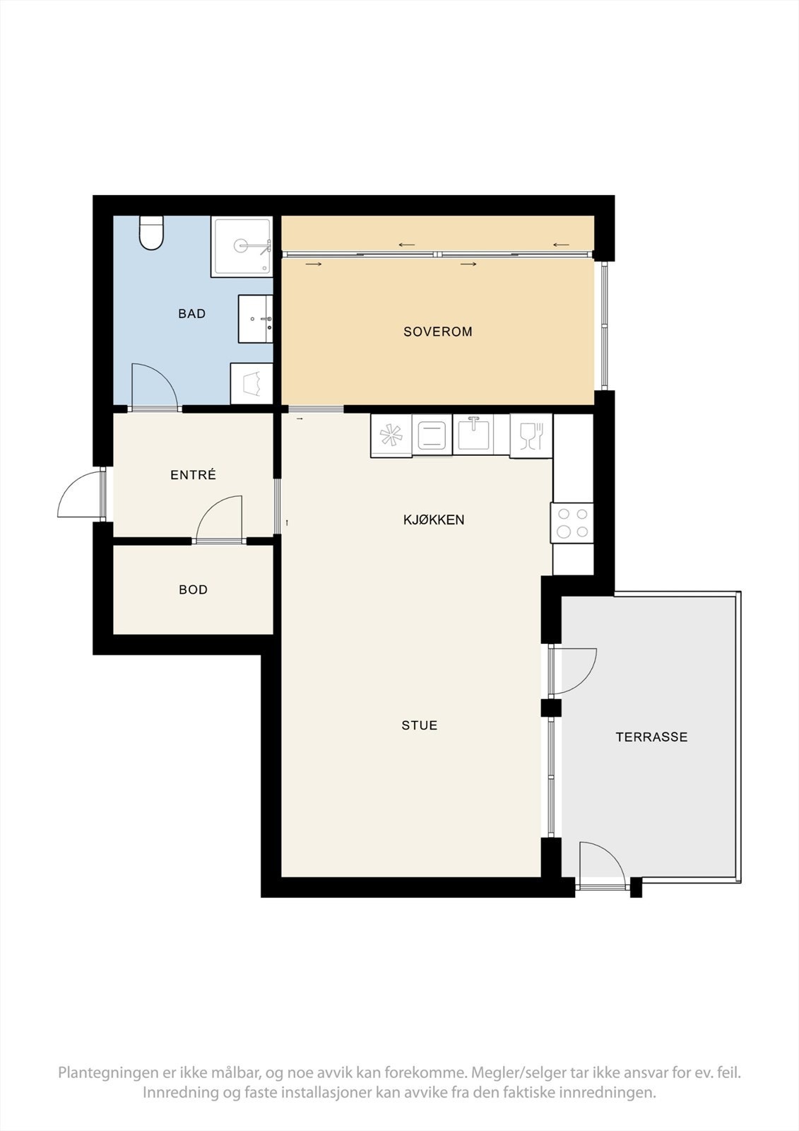 Plantegning - 1. etasje Galleribilde