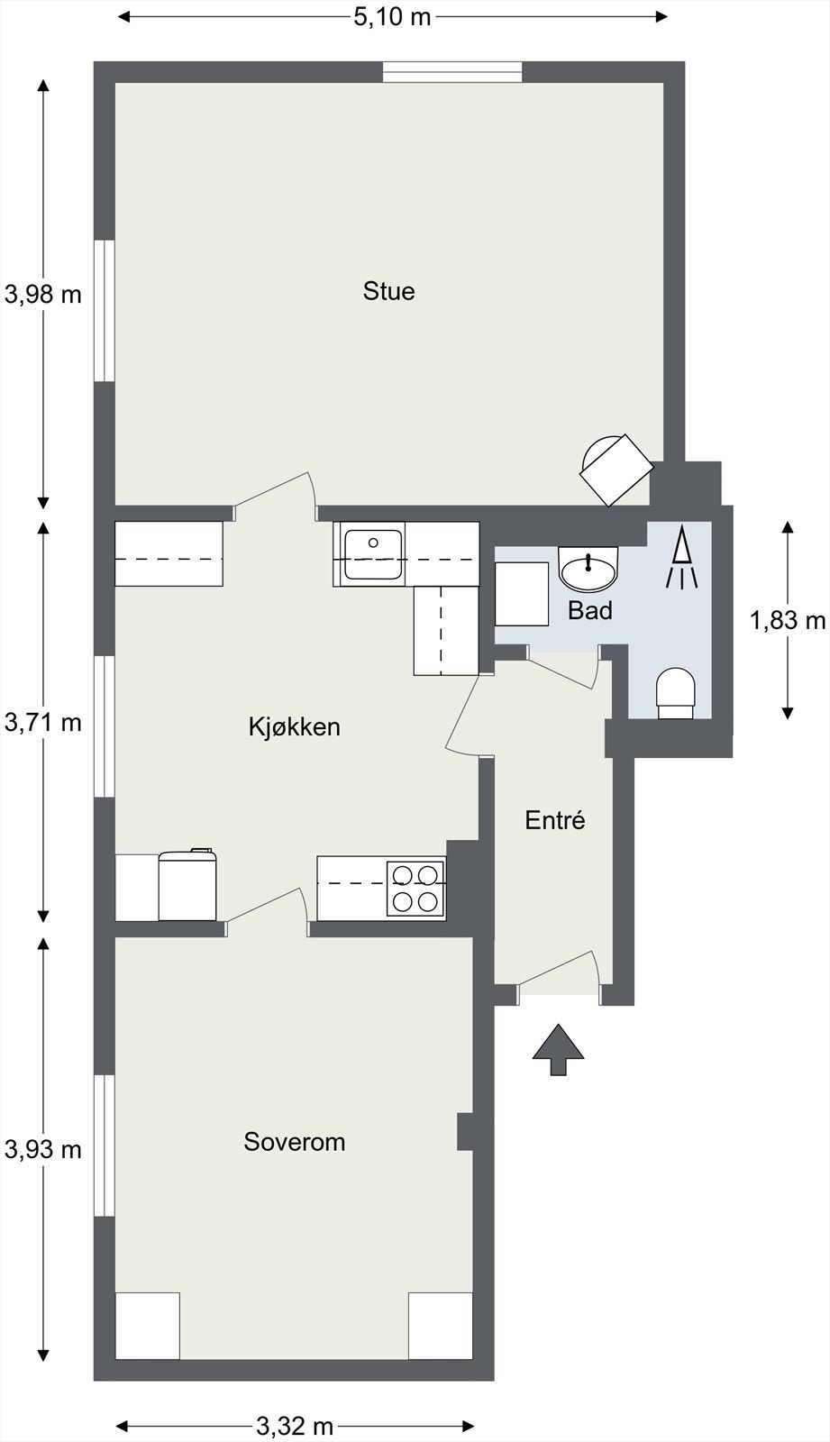 Plantegning Galleribilde