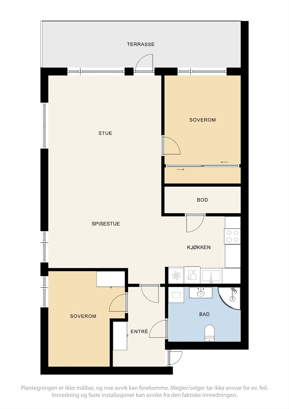 Plantegning Galleribilde