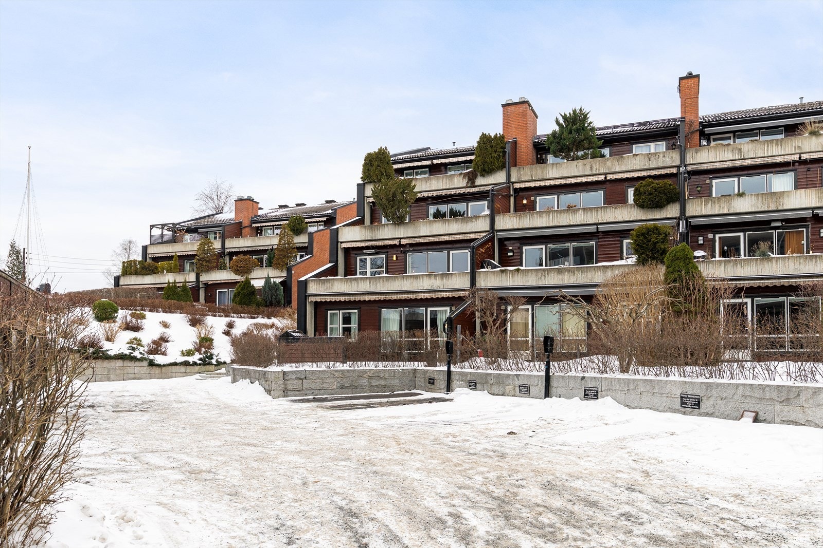 Sameiet har også gratis gjesteparkering via app. Galleribilde