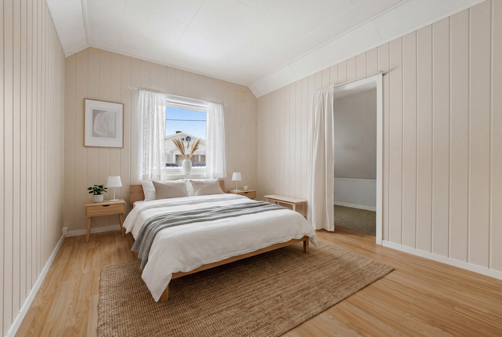 Digitalt innredet Galleribilde