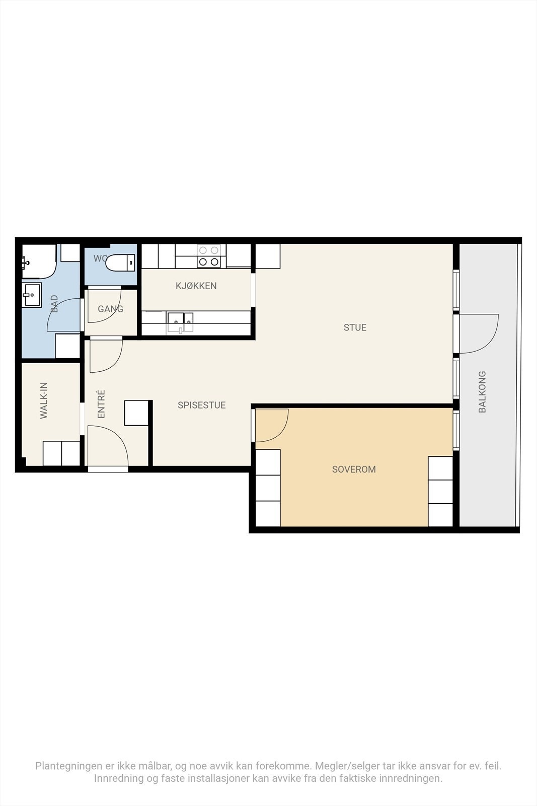 Plantegning Galleribilde