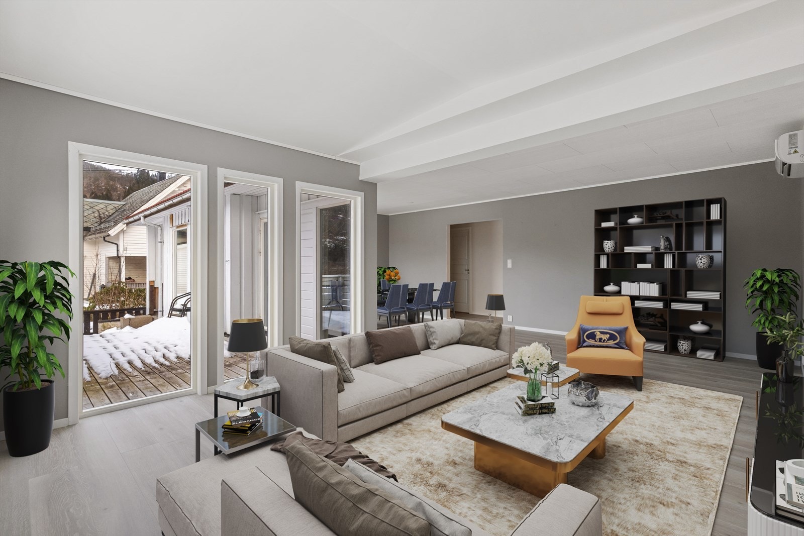 Gode muligheter til å dele inn i ulike soner - digital styling Galleribilde