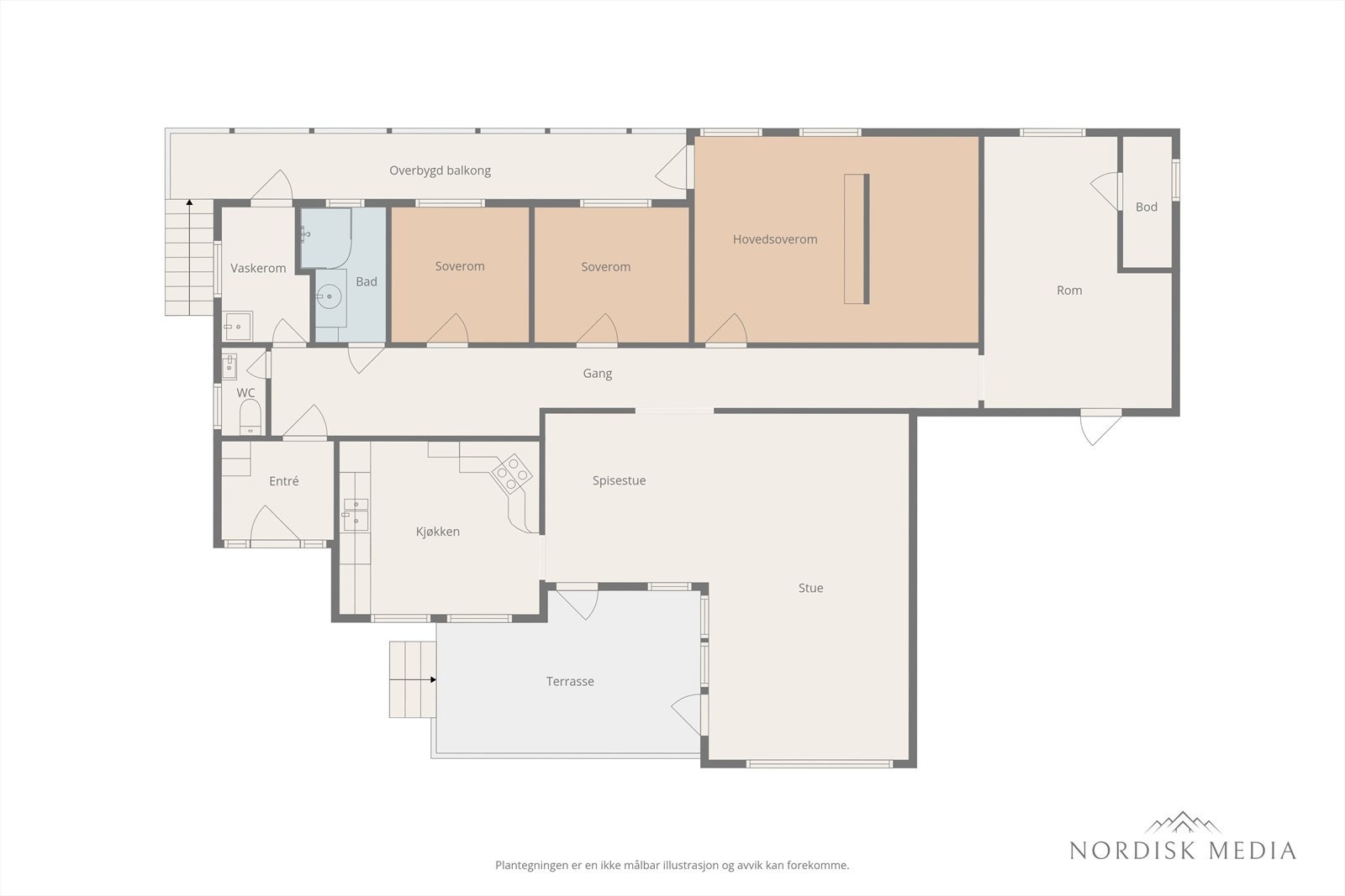 Plantegning Galleribilde