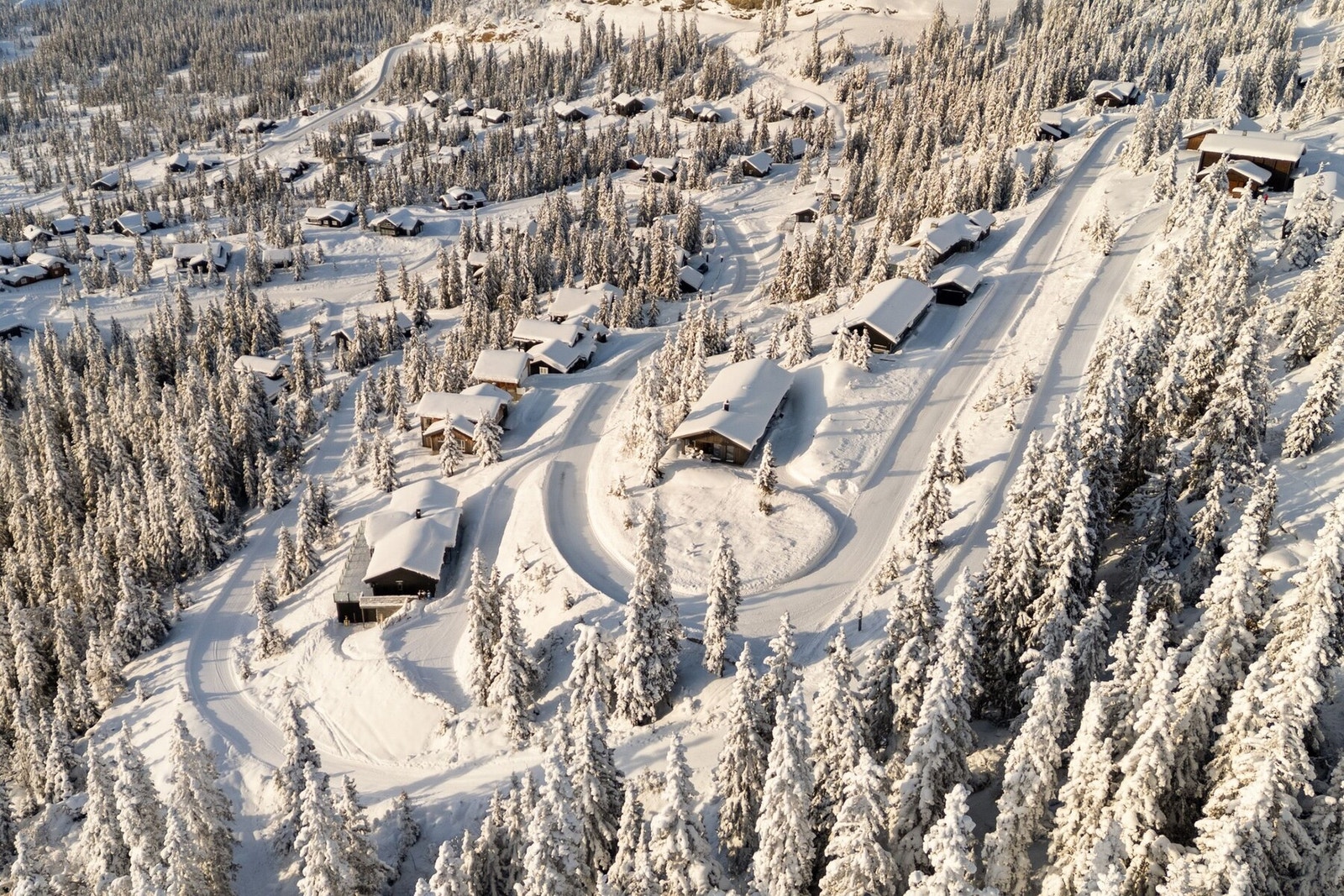 Umiddelbar nærhet til fantastiske alpinbakker, et enormt langrenns- og turterreng og akebakker for barna Galleribilde