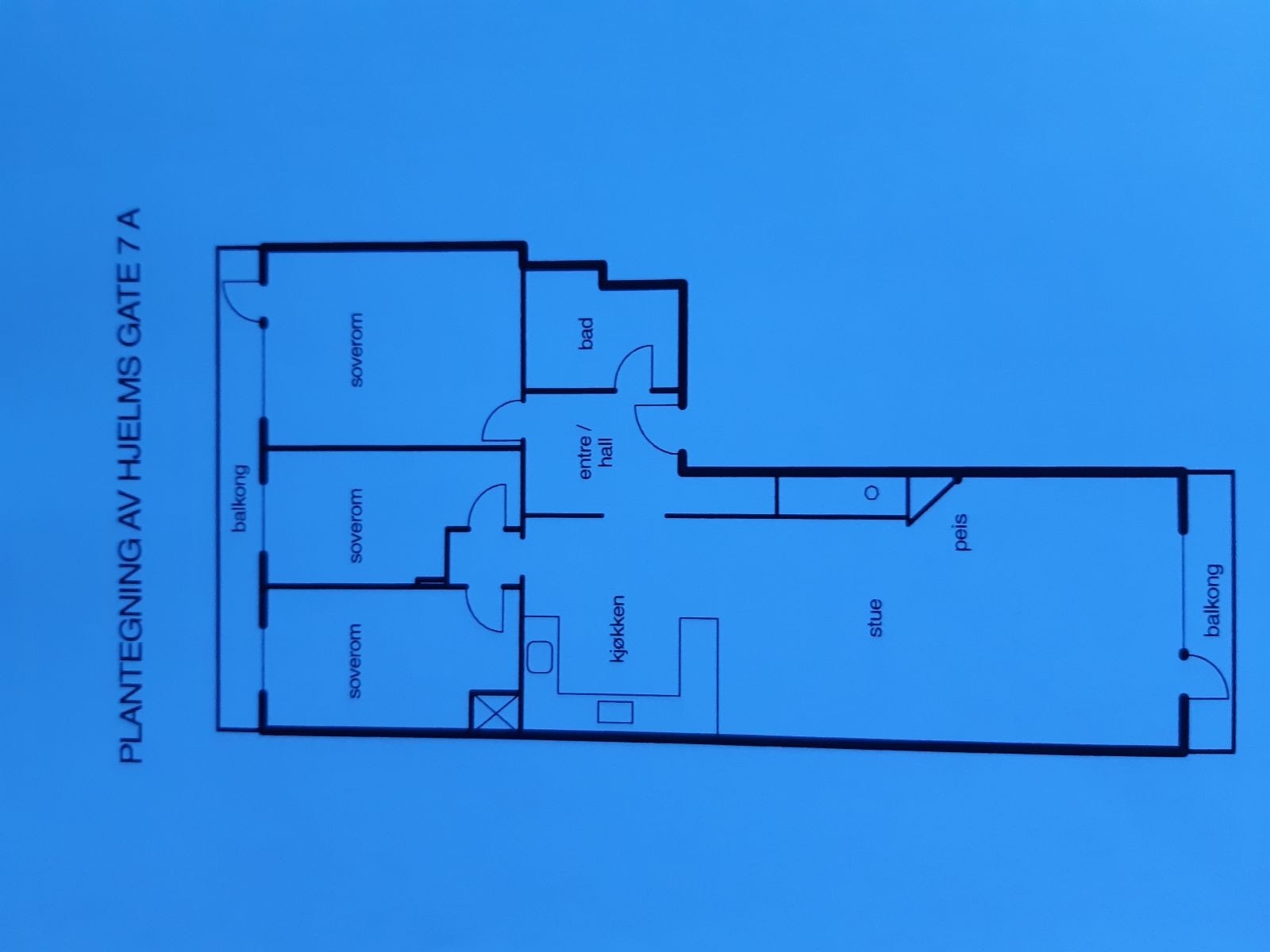 Plantegning Galleribilde