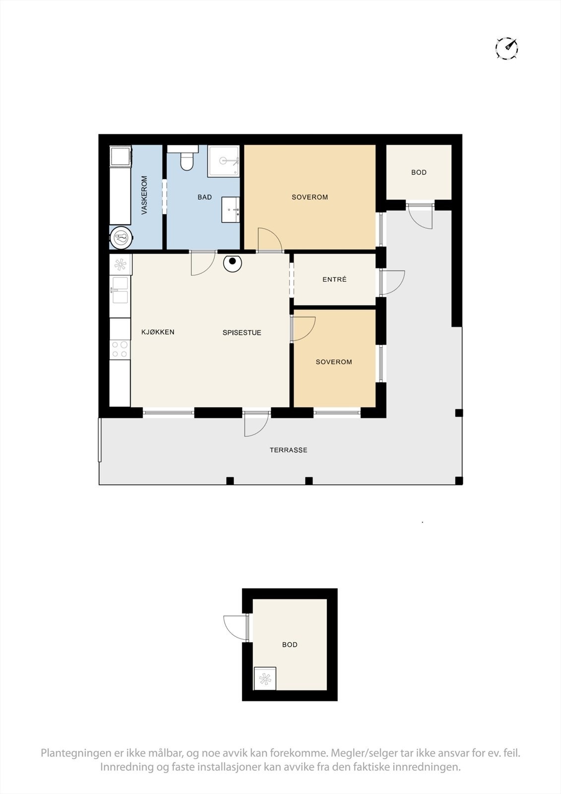 Alternativ plantegning. Galleribilde