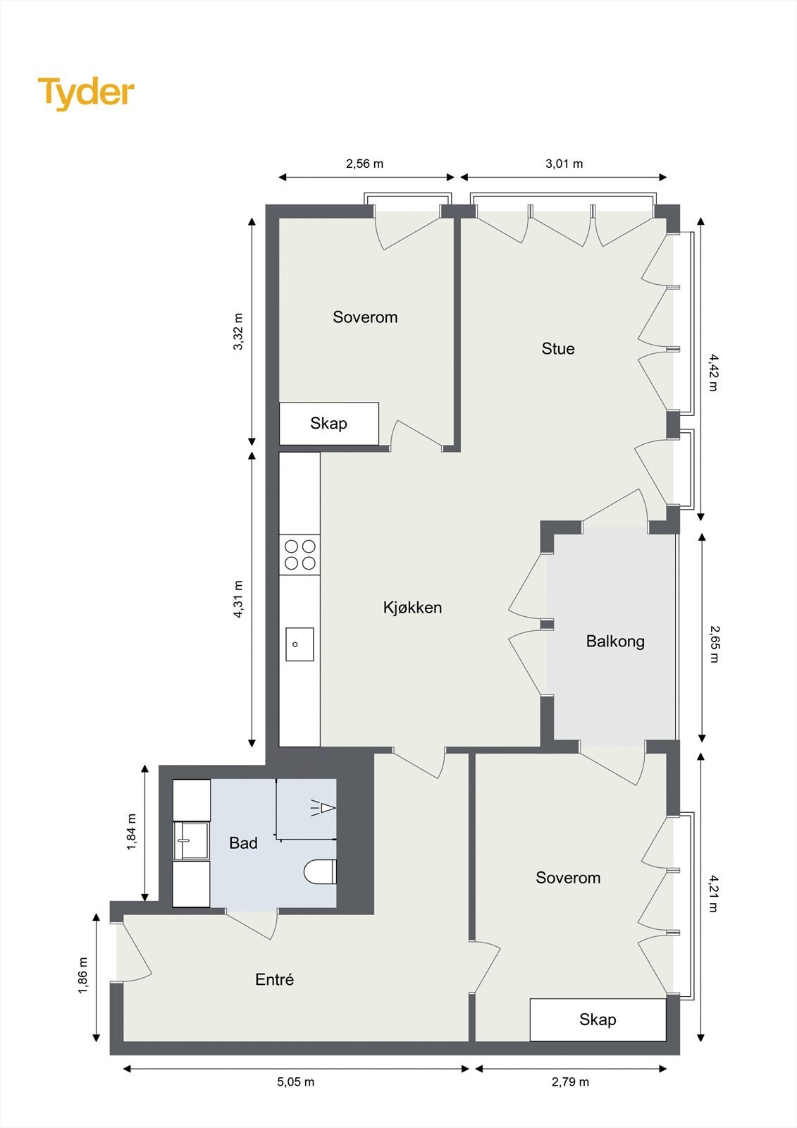 Plantegning Galleribilde