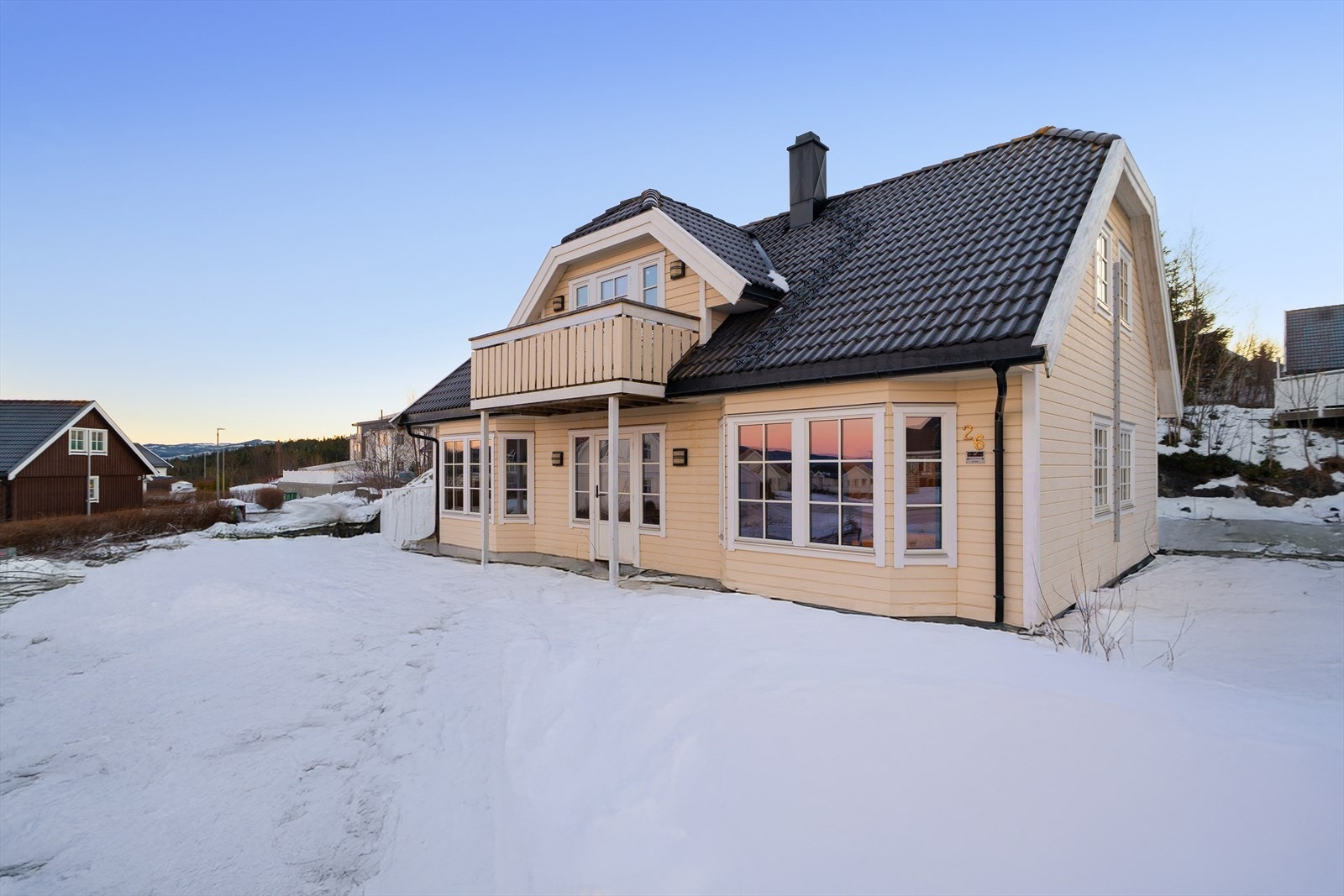 Boligen ble oppført i 2011 og har i nyere tid vært gjenstand for betydelig oppussing Galleribilde