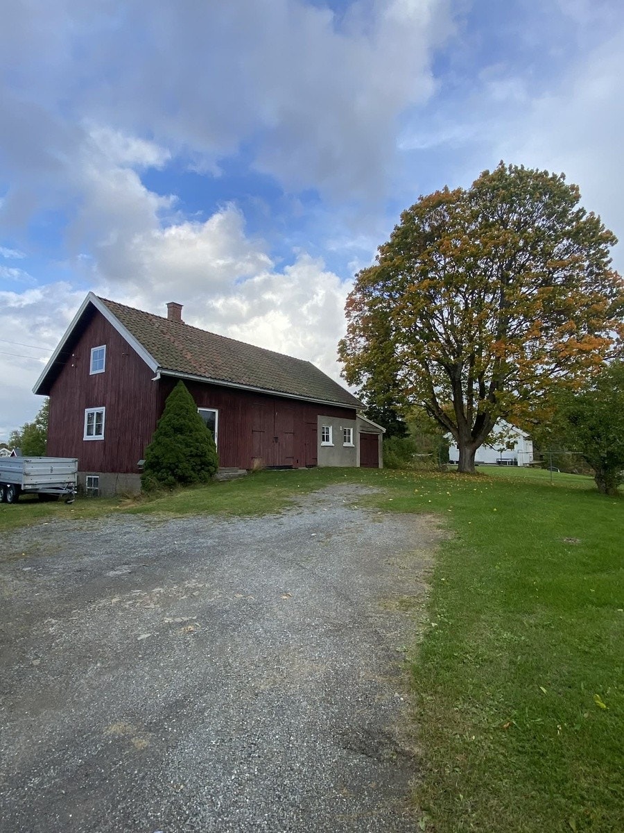 Hyggelig tun med tuntre Galleribilde