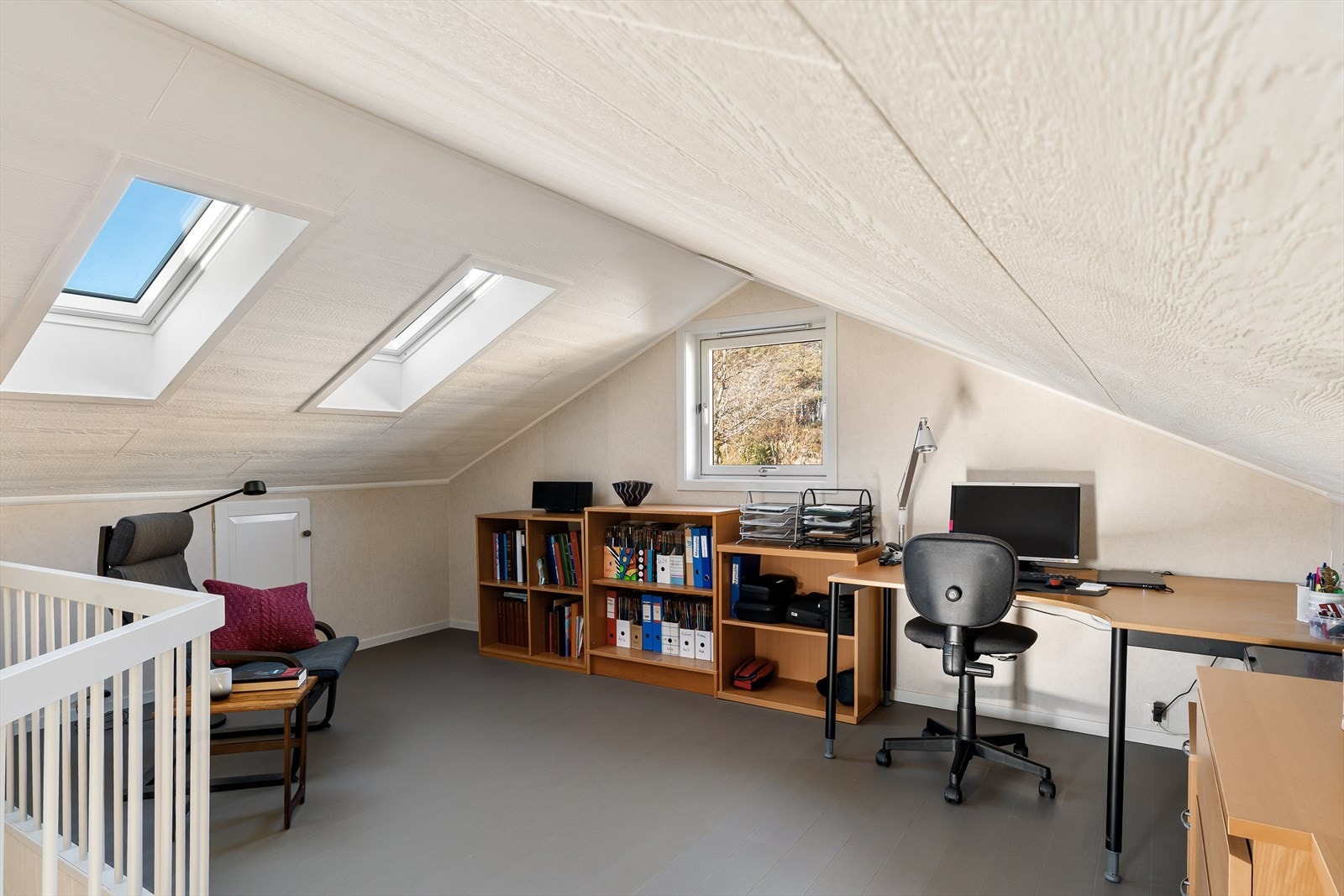 Her kan man for eksempel lage til et lekerom for ungene eller hobbyrom/kontor til seg selv. Galleribilde