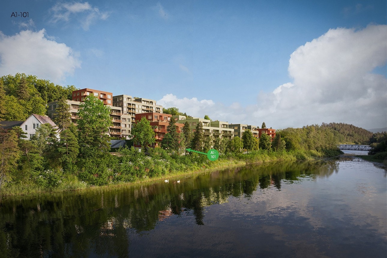 Unik plassering tett på Bondivann - her bor du med naturen som nærmeste nabo. Galleribilde