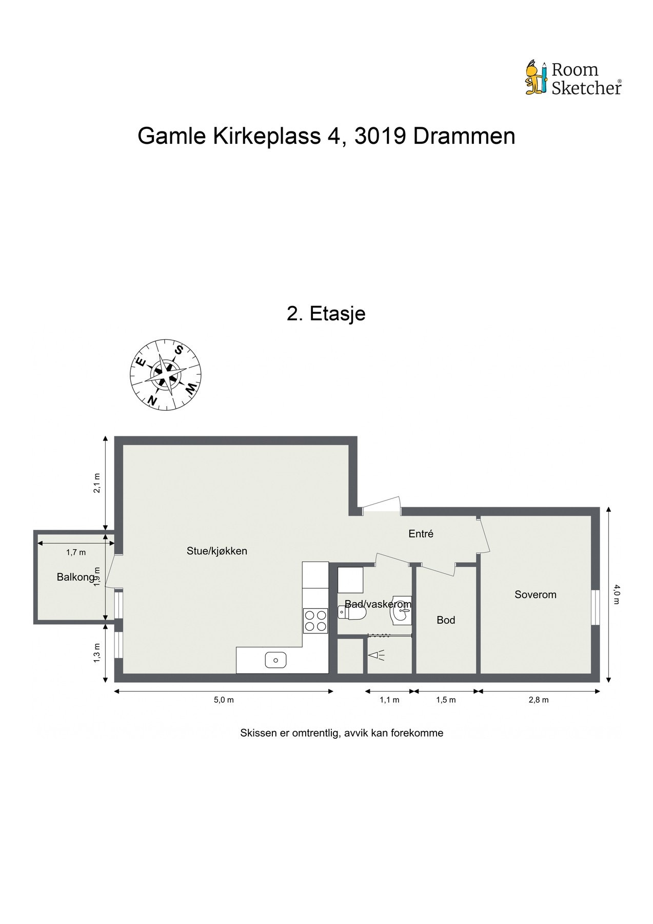 Plantegning Galleribilde