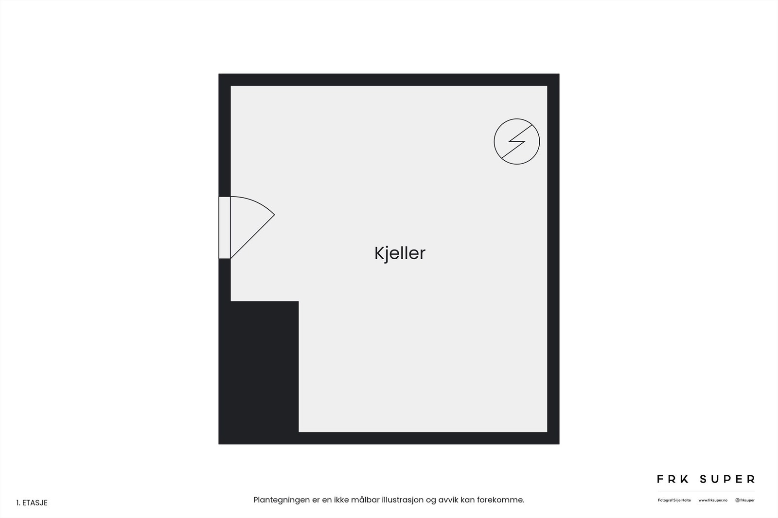 Plantegning kjeller Galleribilde