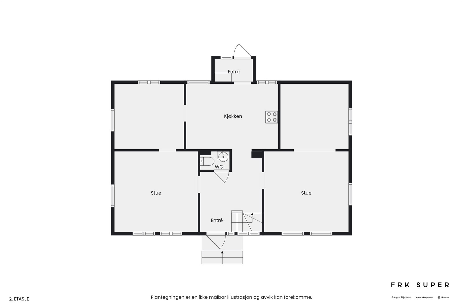 Plantegning hovedetasje Galleribilde