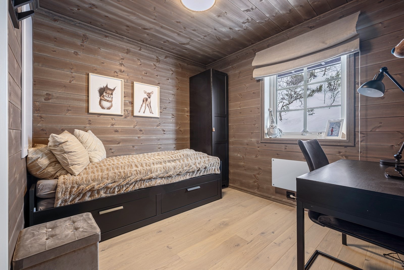 Soverom nummer tre. Også dette er av bra størrelse. Galleribilde