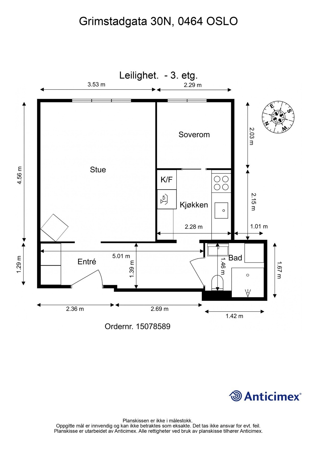 Plantegning Galleribilde