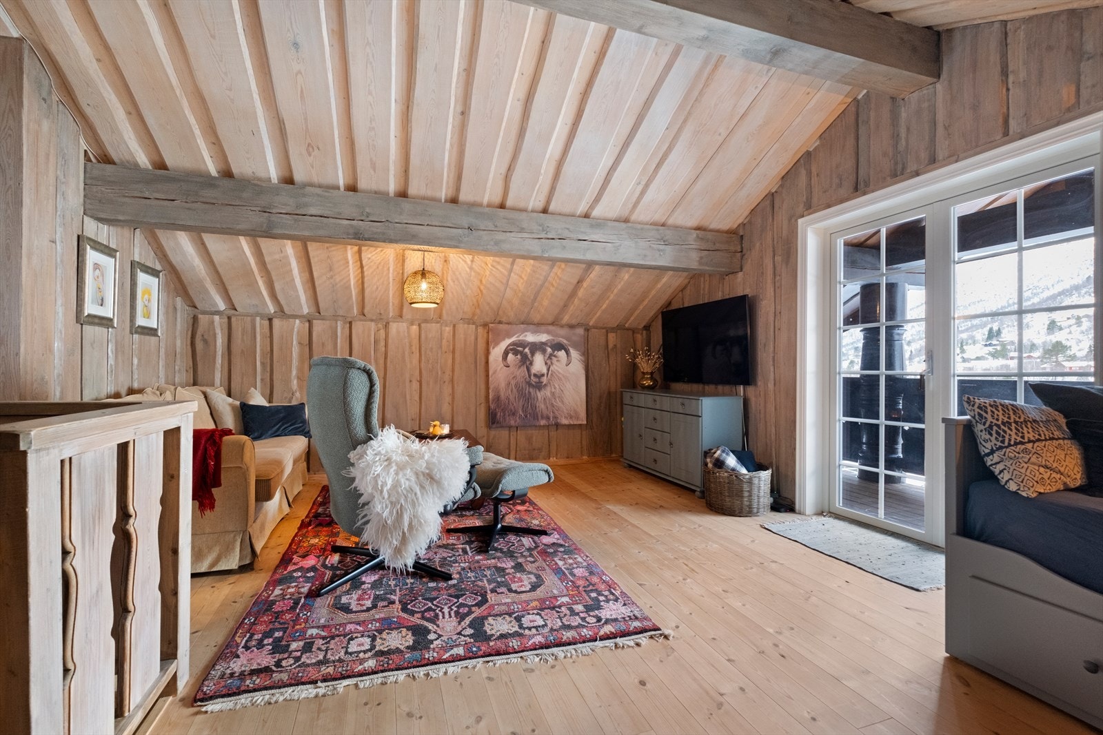 Stor og luftig loftstue Galleribilde