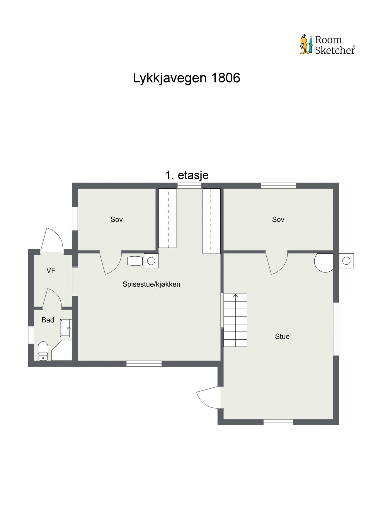 Plantegning Galleribilde