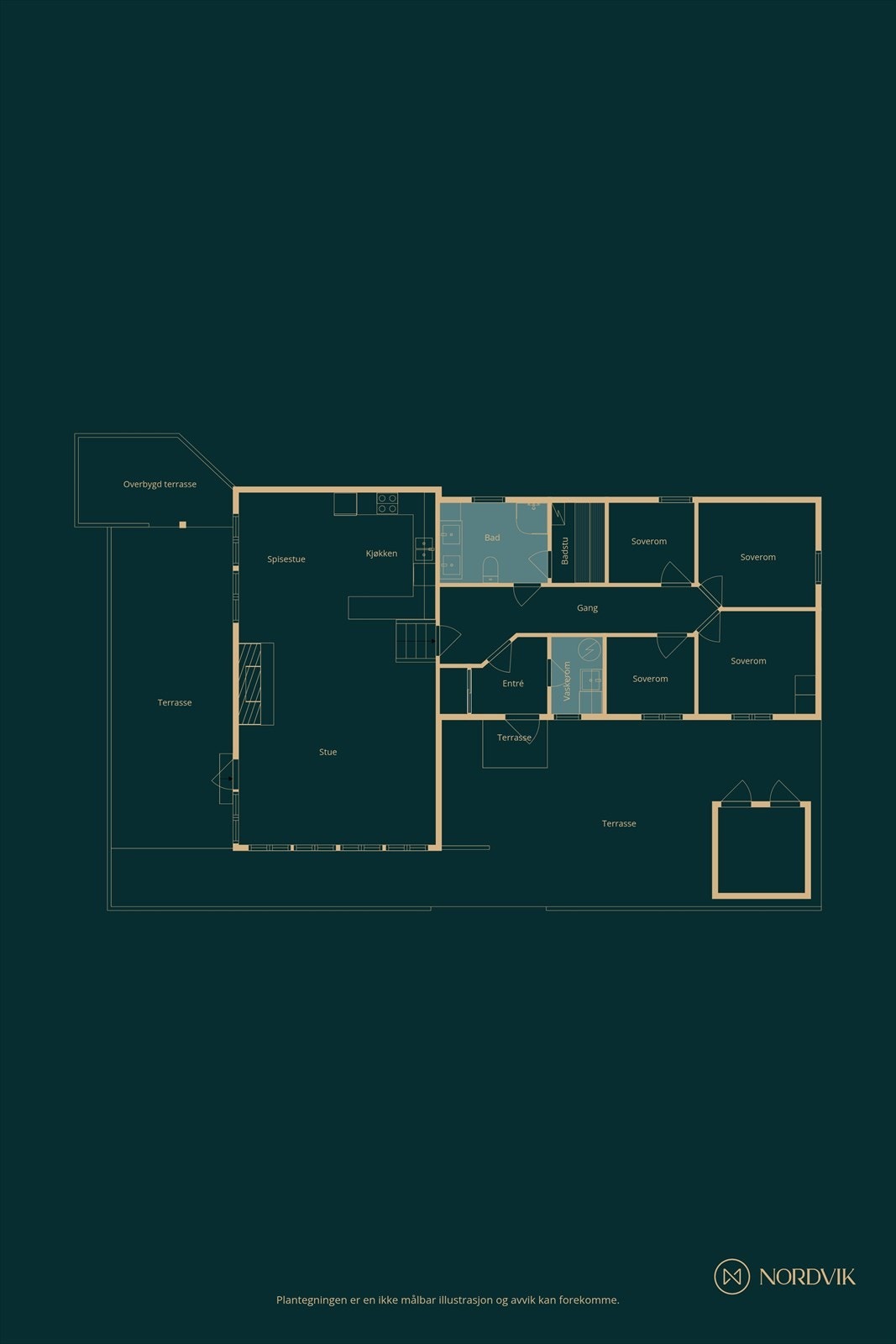 Plantegning Galleribilde