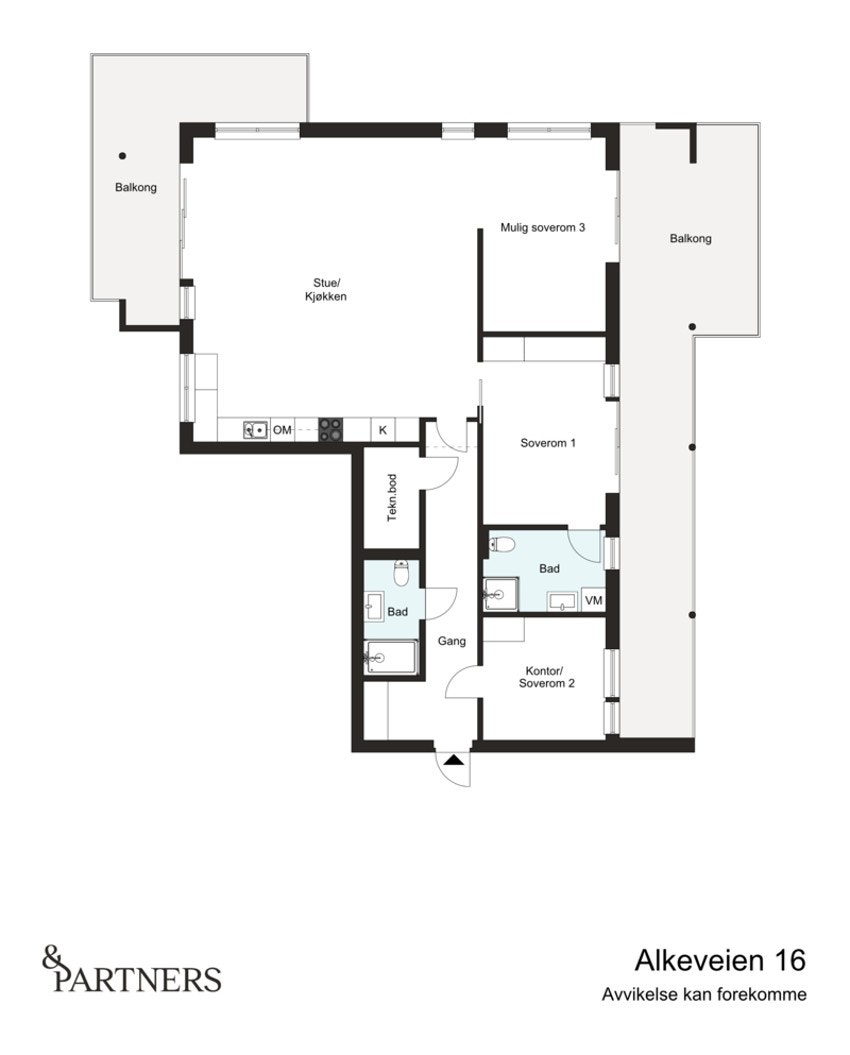 Plantegning Galleribilde