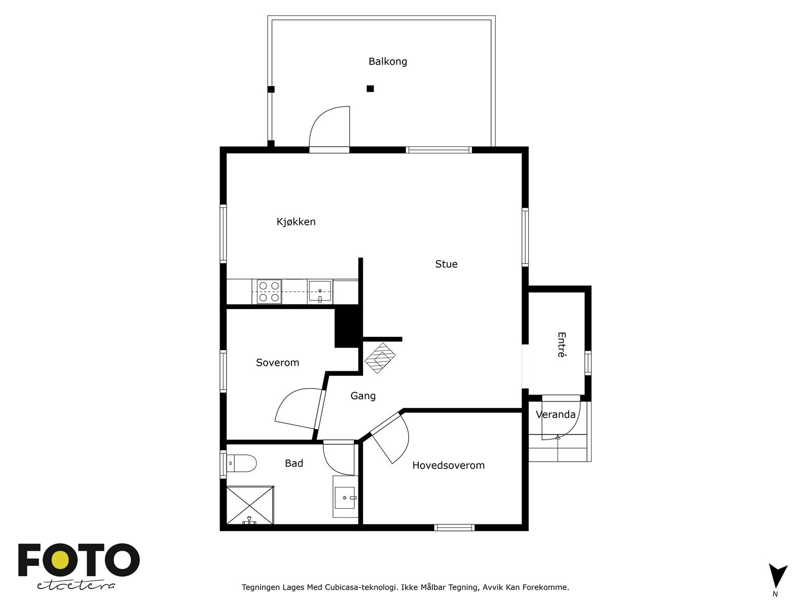 Plantegning Galleribilde