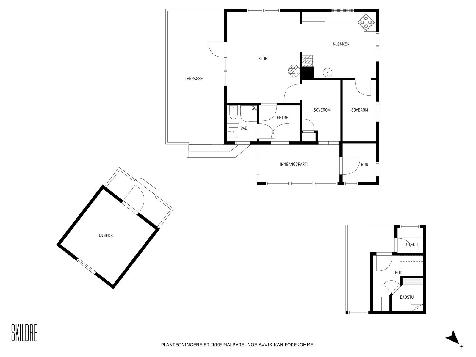 Plantegning for eiendommen Galleribilde