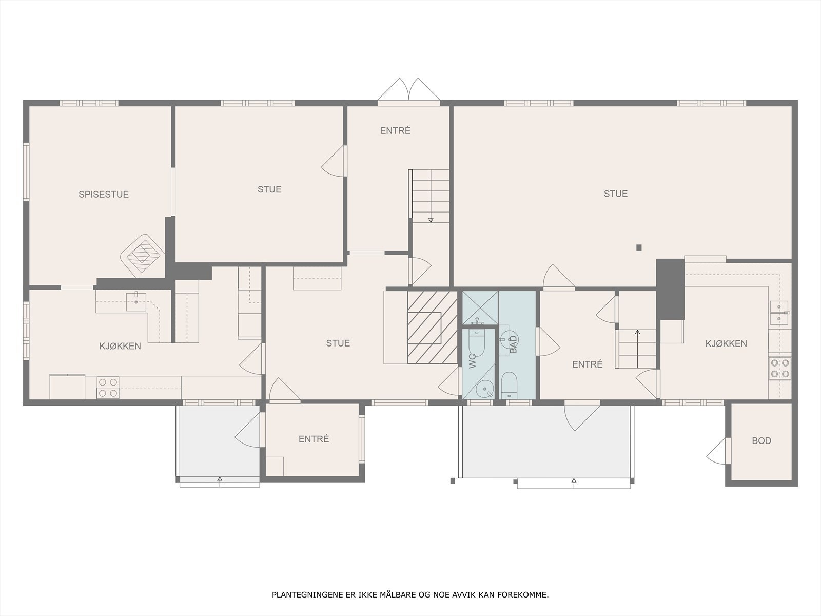 Plantegning 1. etasje. Galleribilde
