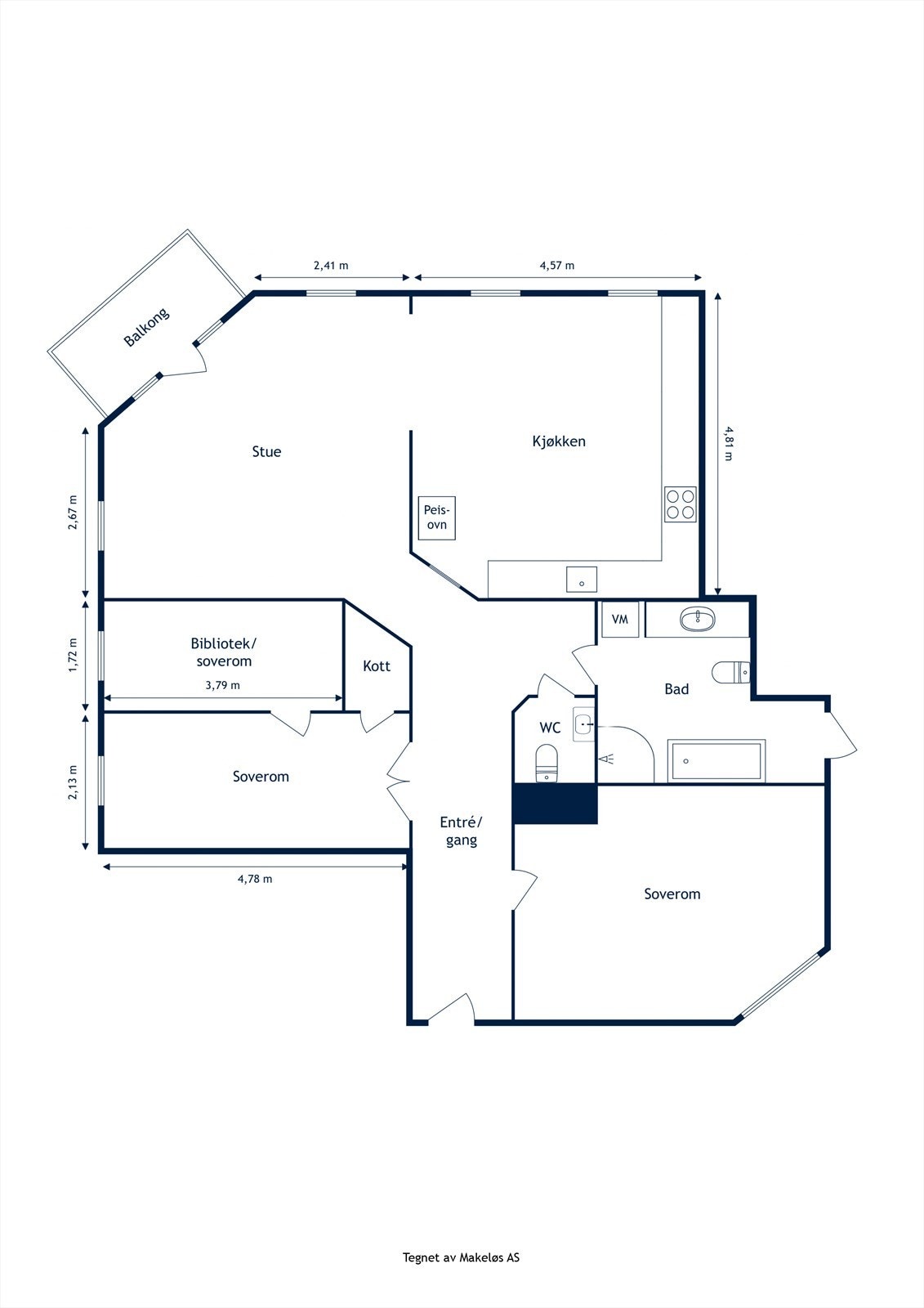 Plantegning Galleribilde