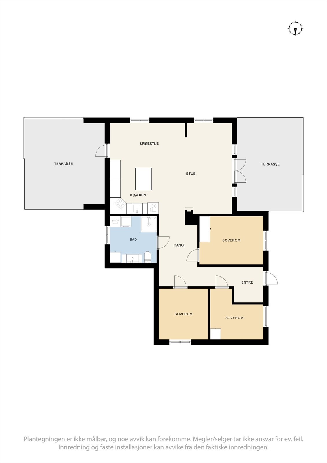 Plantegning Galleribilde