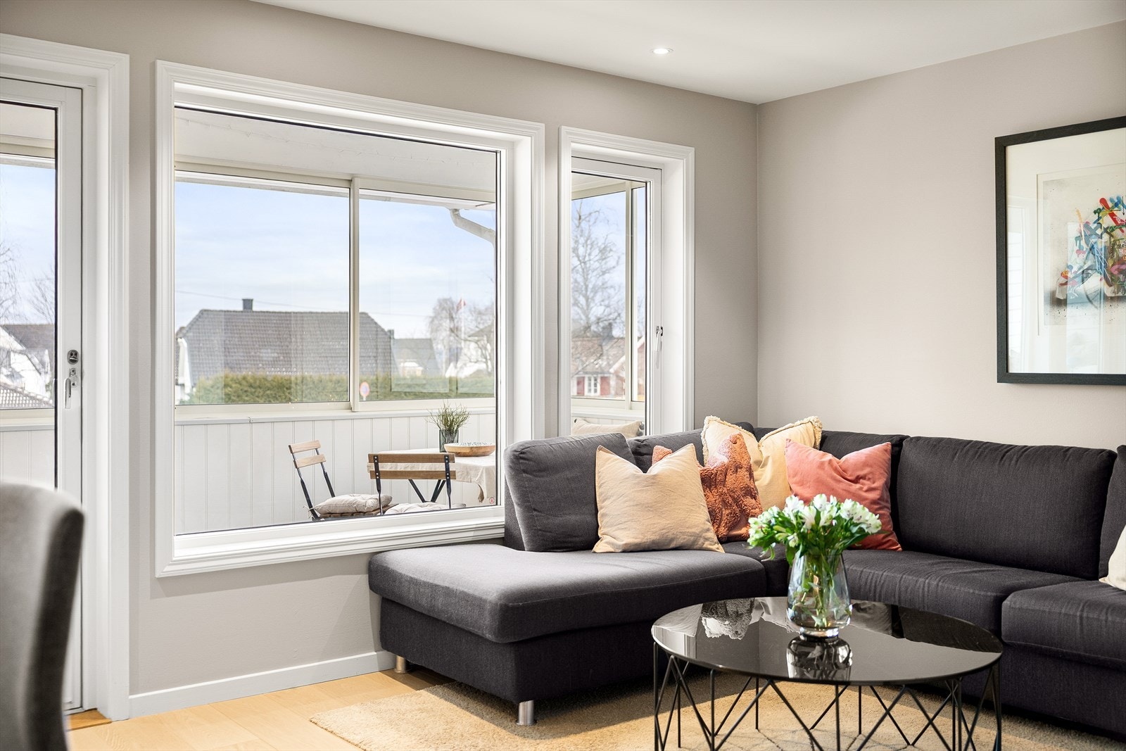 Her bor du skjermet og uten innsyn. Galleribilde