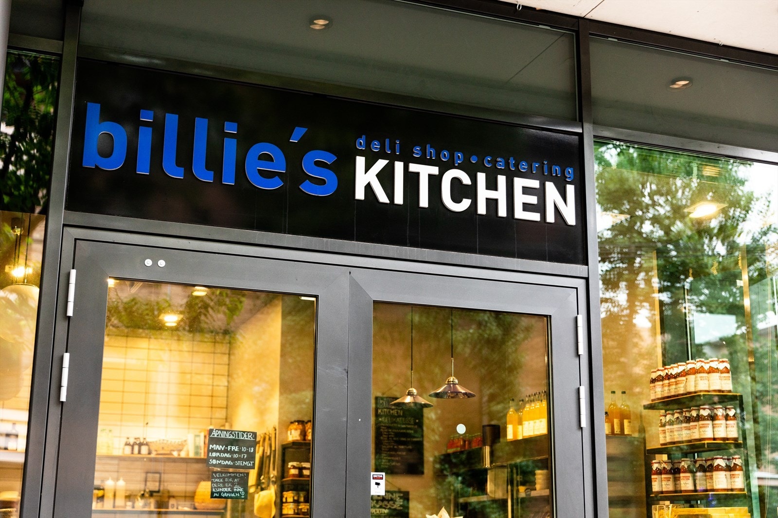 Delikatessebutikken Billies kitchen på Vinderen. Galleribilde