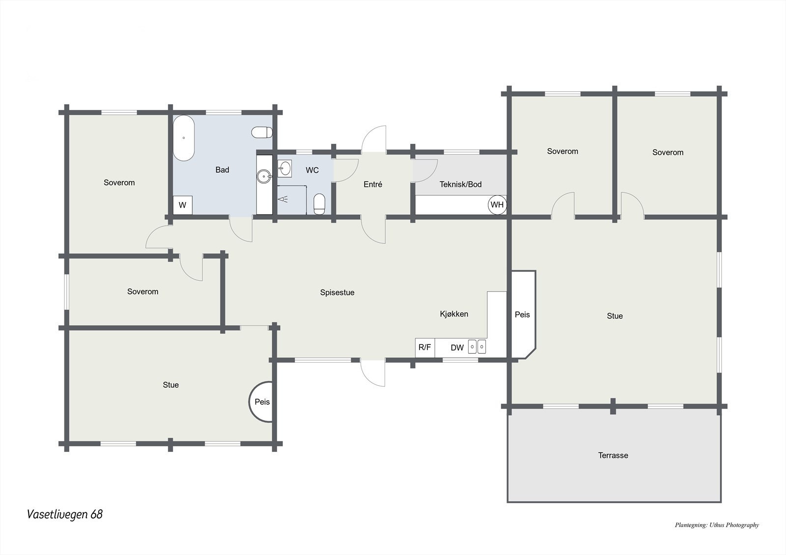 Plantegning. Galleribilde