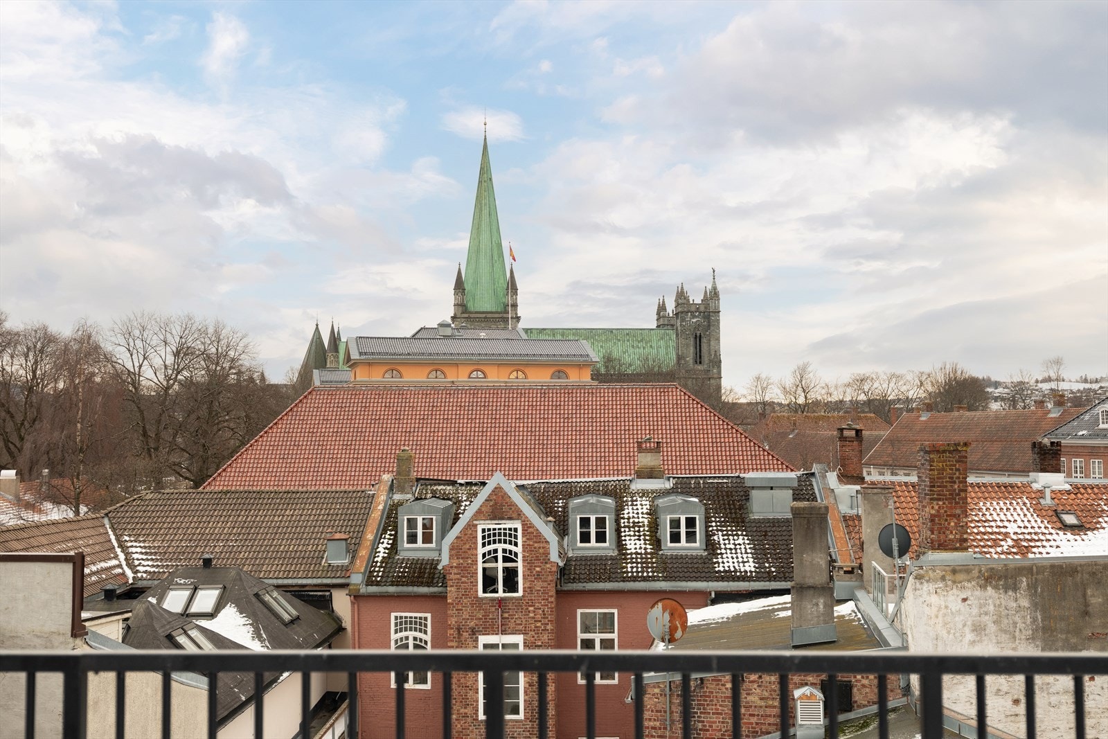 Her får du fantastisk utsikt mot Nidarosdomen. Galleribilde