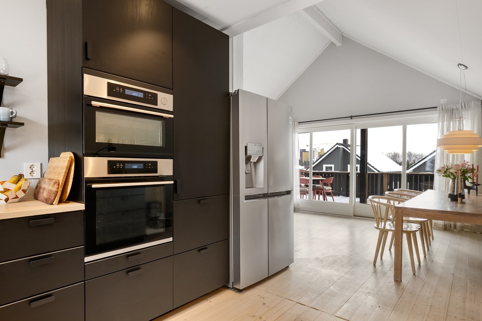 Det er også avsatt plass for et frittstående kjøl-/fryseskap. Galleribilde