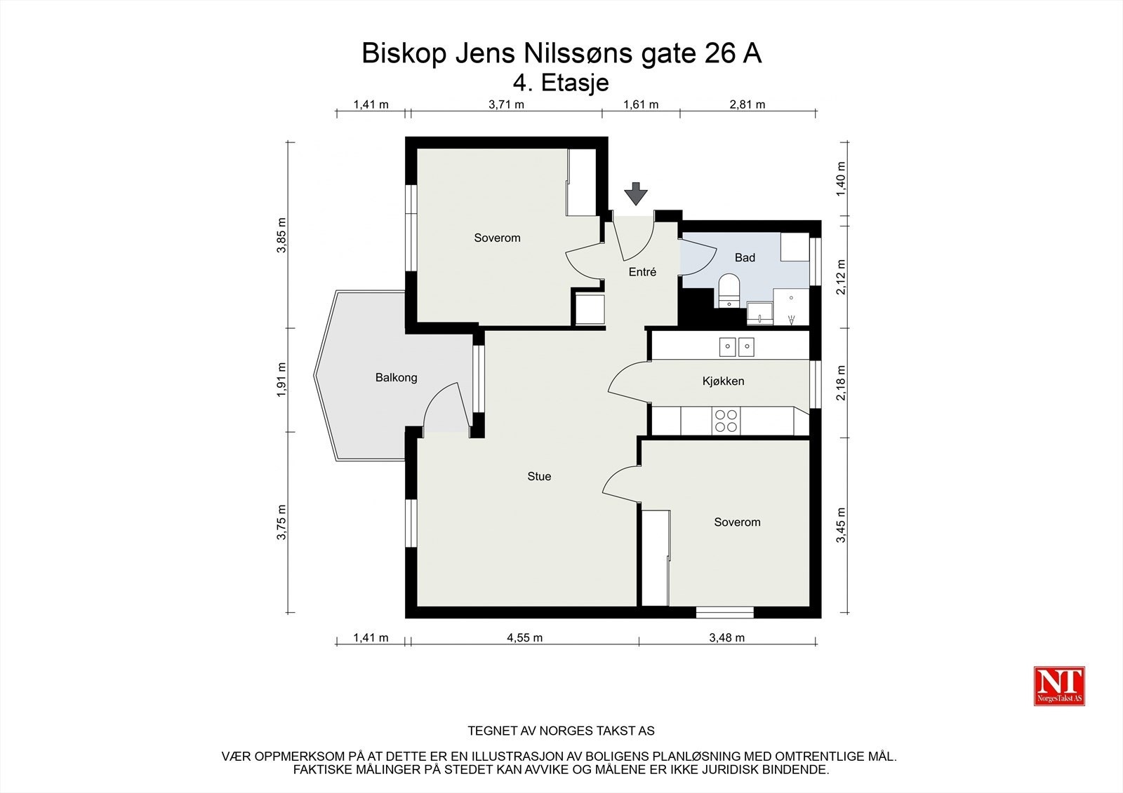 Plantegning Galleribilde