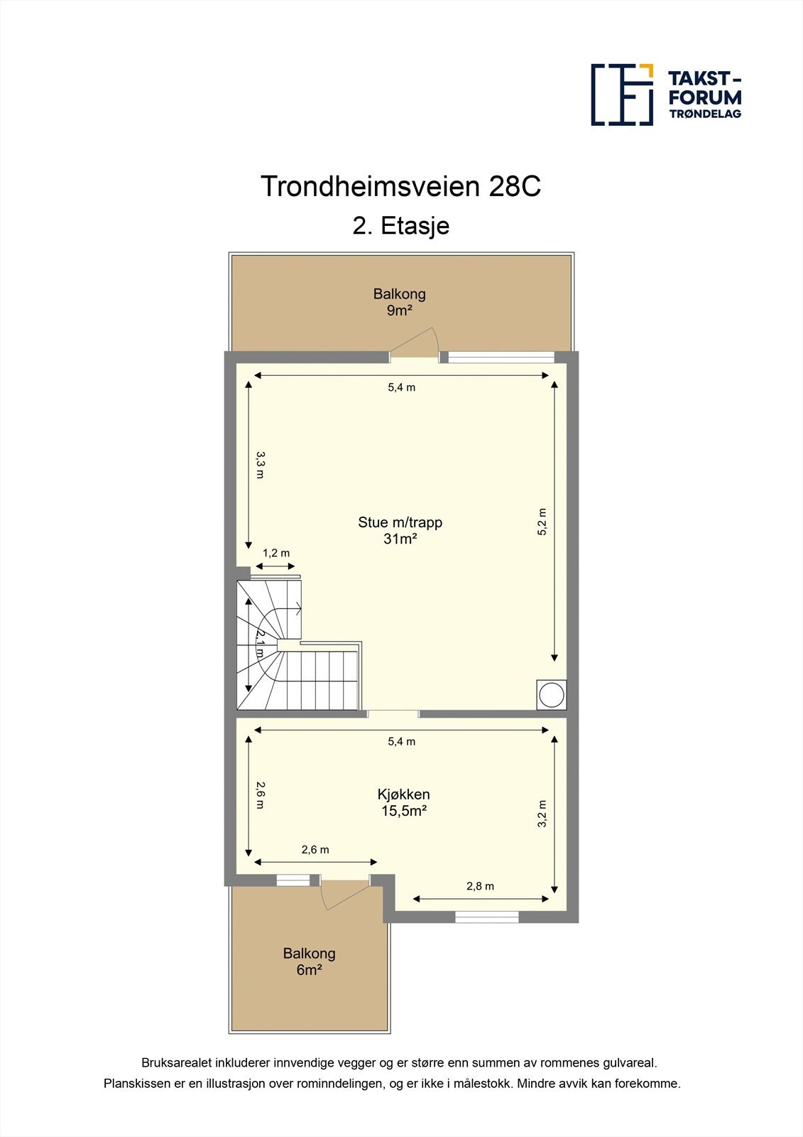 Plantegning 2.etg. Galleribilde
