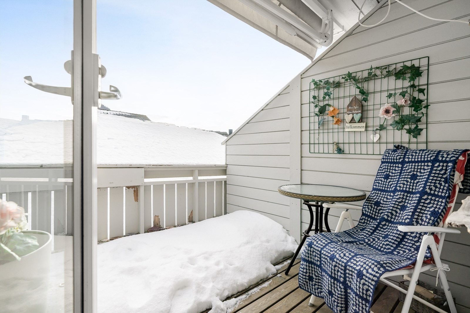 Herfra kan man nyte formiddagssolen Galleribilde